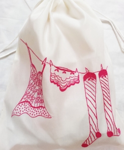 Handmade embroidery laundry bags